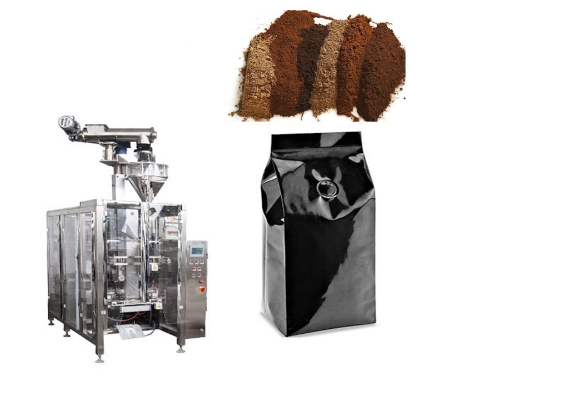 Avtomatski navpični pakirni stroj s štirimi vrečkami z ventilom za odplinjevanje za 250 g kave v prahu