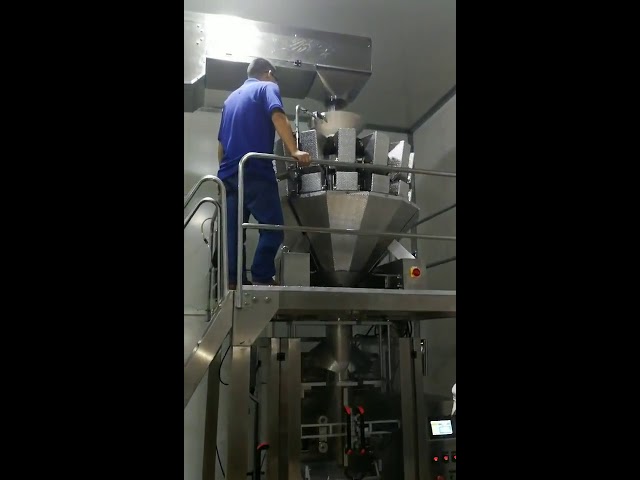 Kitajska samodejni prigrizki sladkorja sladkarije v prahu semena orehov prah navpično pakiranje stroj