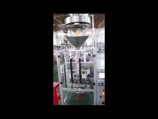 Doziranje z volumetrično skodelico polnjenja Leča Rice Sladkor Pakirni stroj Navpična oblika Napolnite Seal Machine
