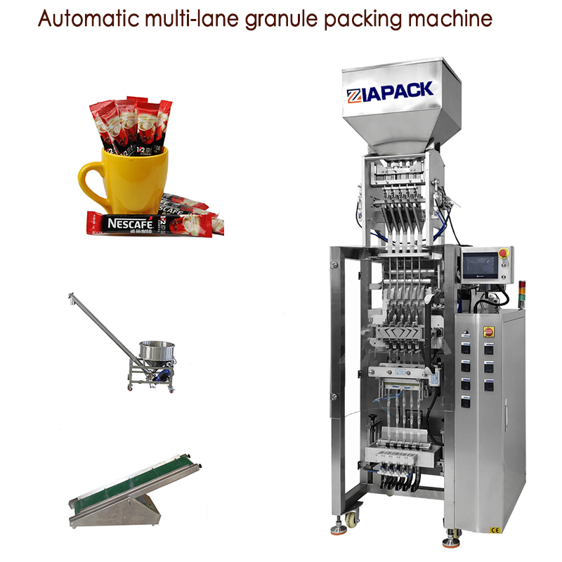 Avtomatski večpasovni stroj za pakiranje granul
